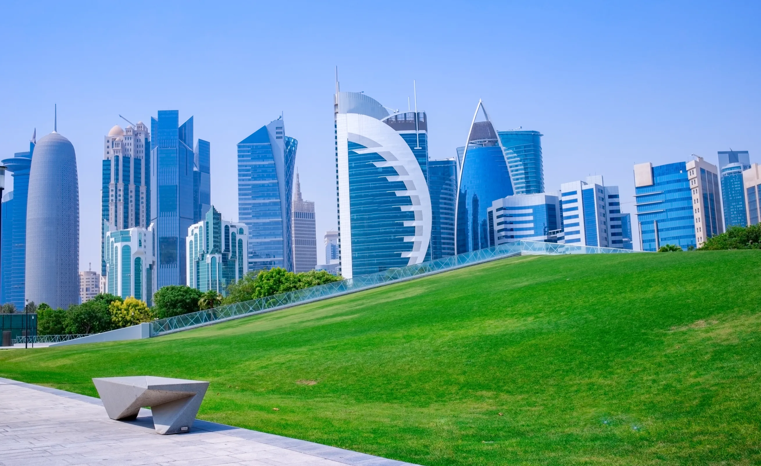 background image of qatar capital city capital city