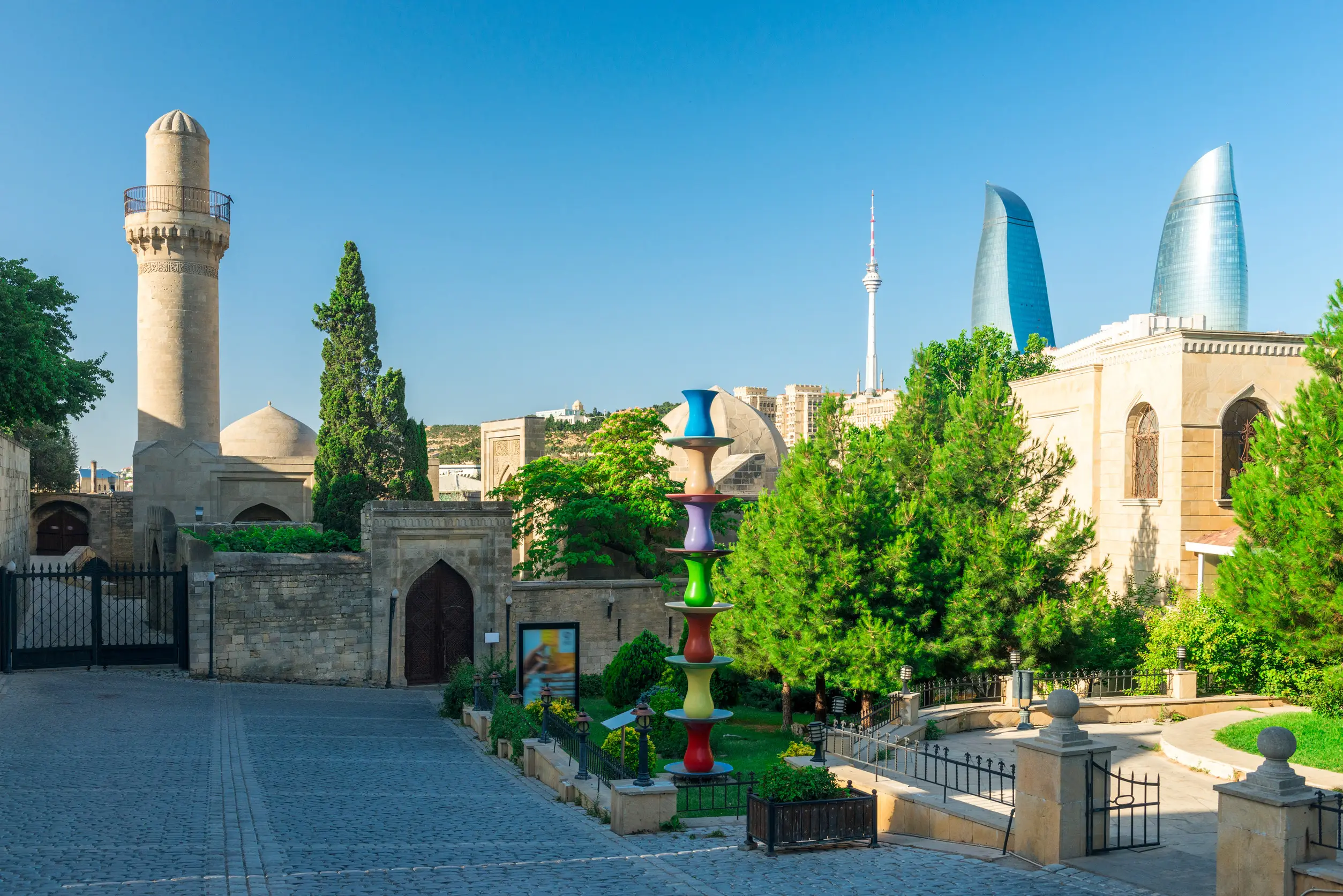 baku azerbaijan flame towers