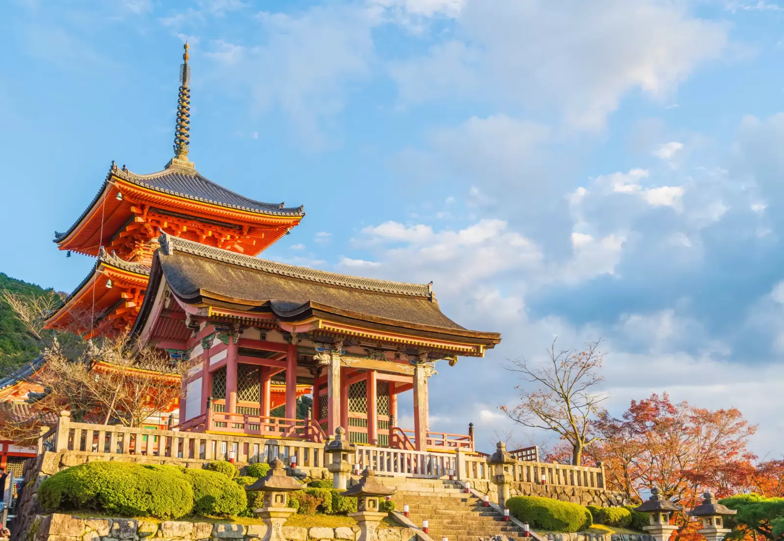 beautiful architecture kiyomizu dera temple kyoto japan