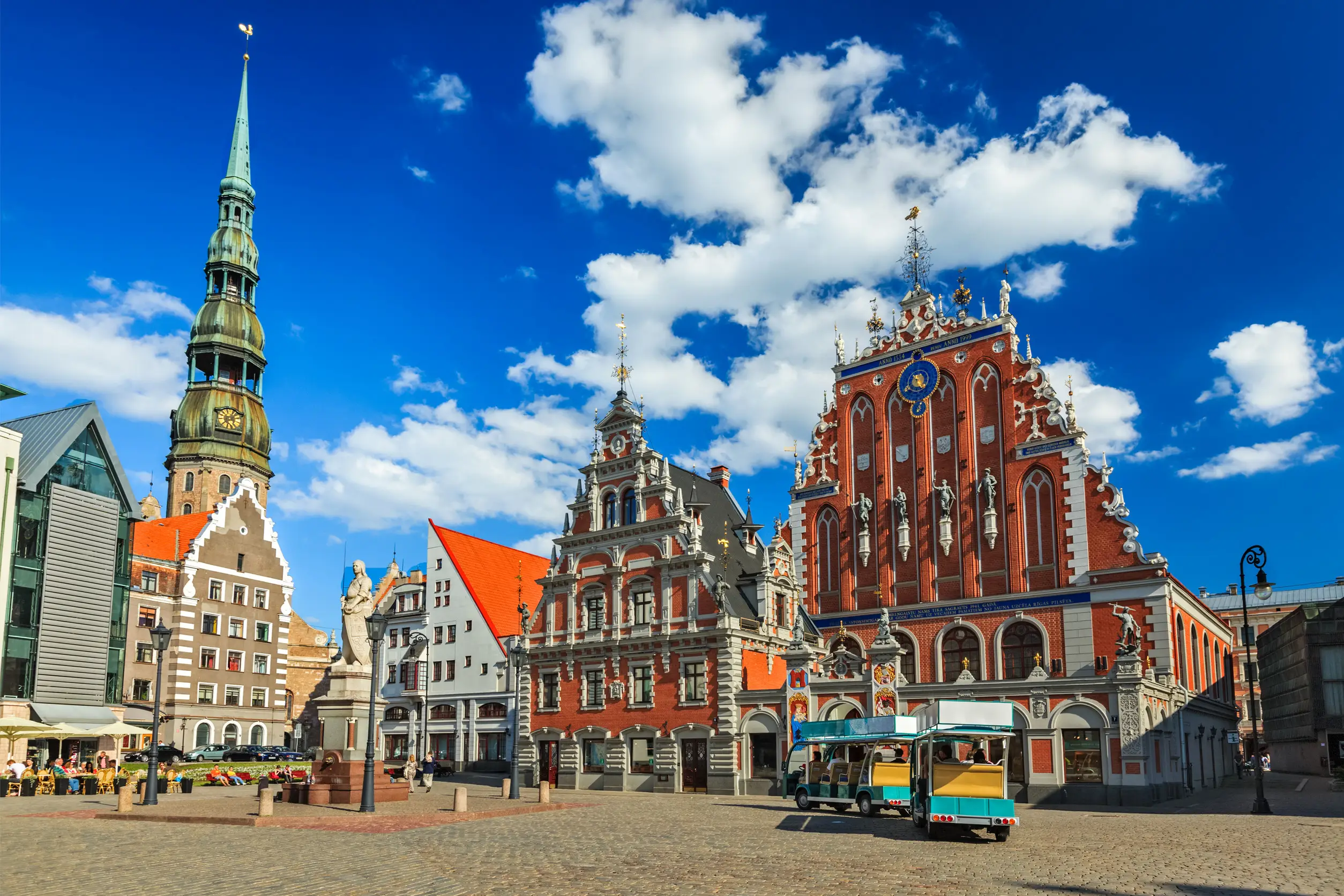 blackheads and saint peters church in riga