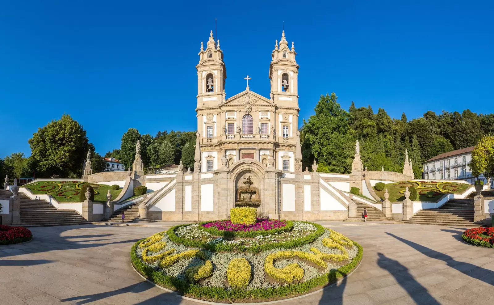 bom jesus do monte monastery in braga in portugal
