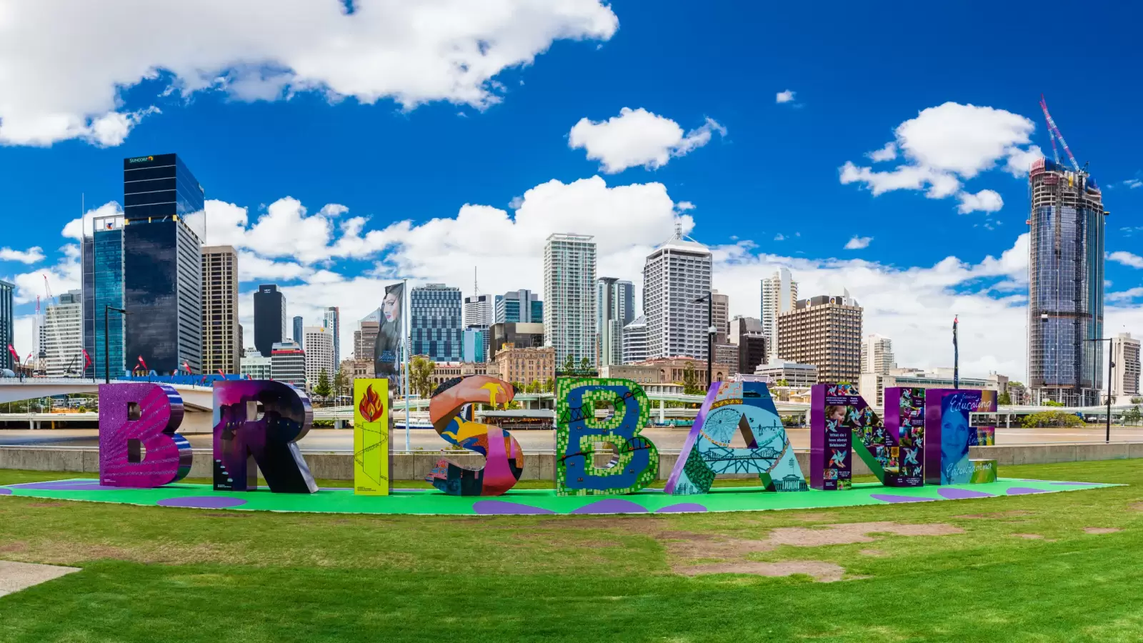 brisbane sign returned to south bank originally created