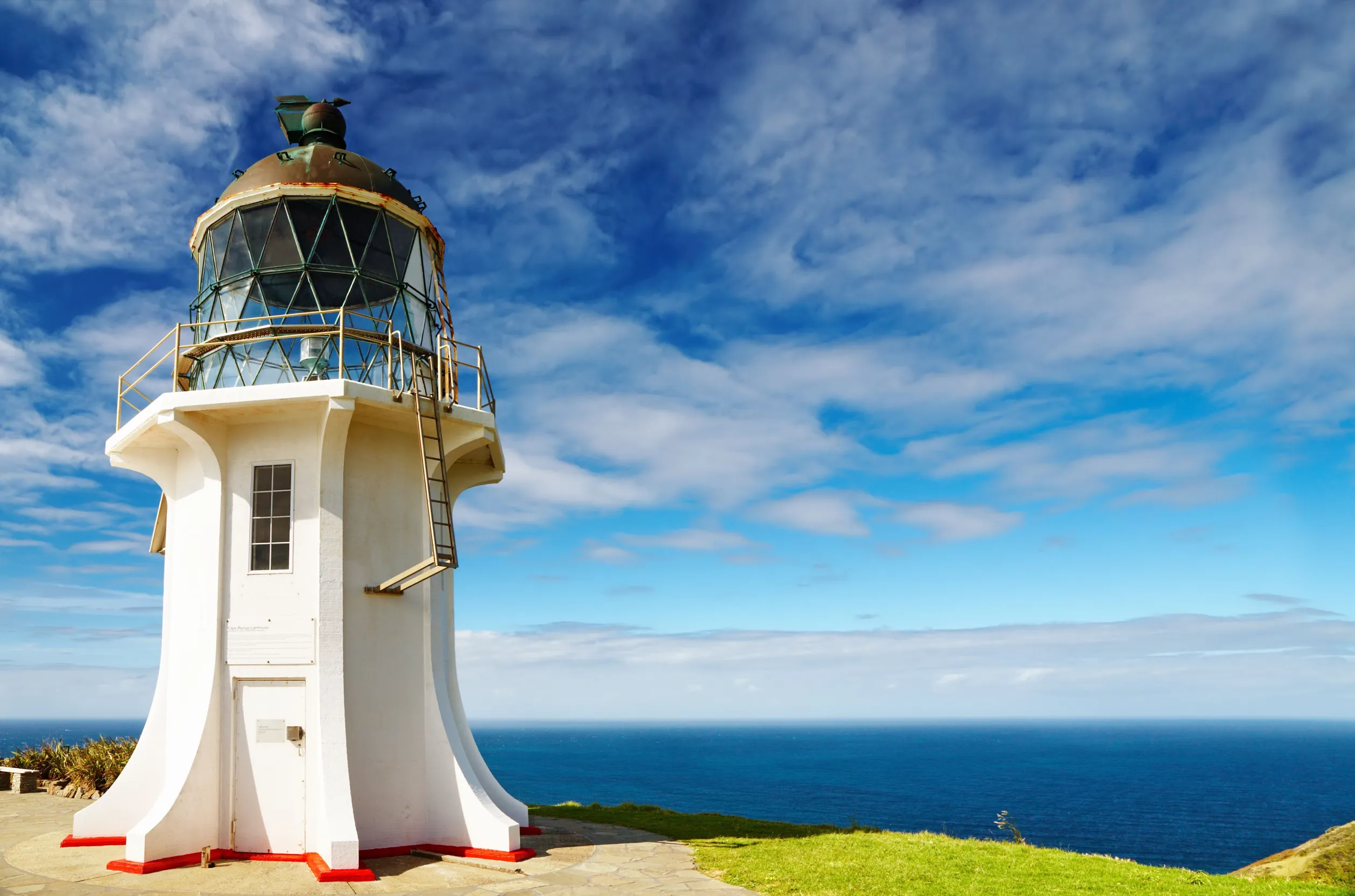 cape reinga lighthouse north edge of new zealand