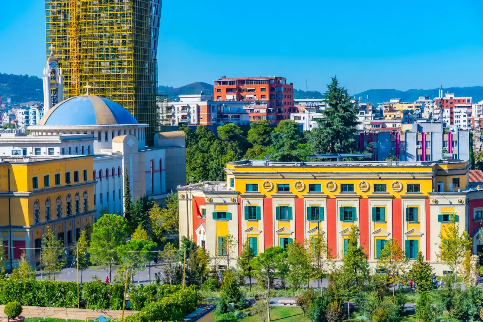 christ orthodox cathedral and ministry of energy and industry