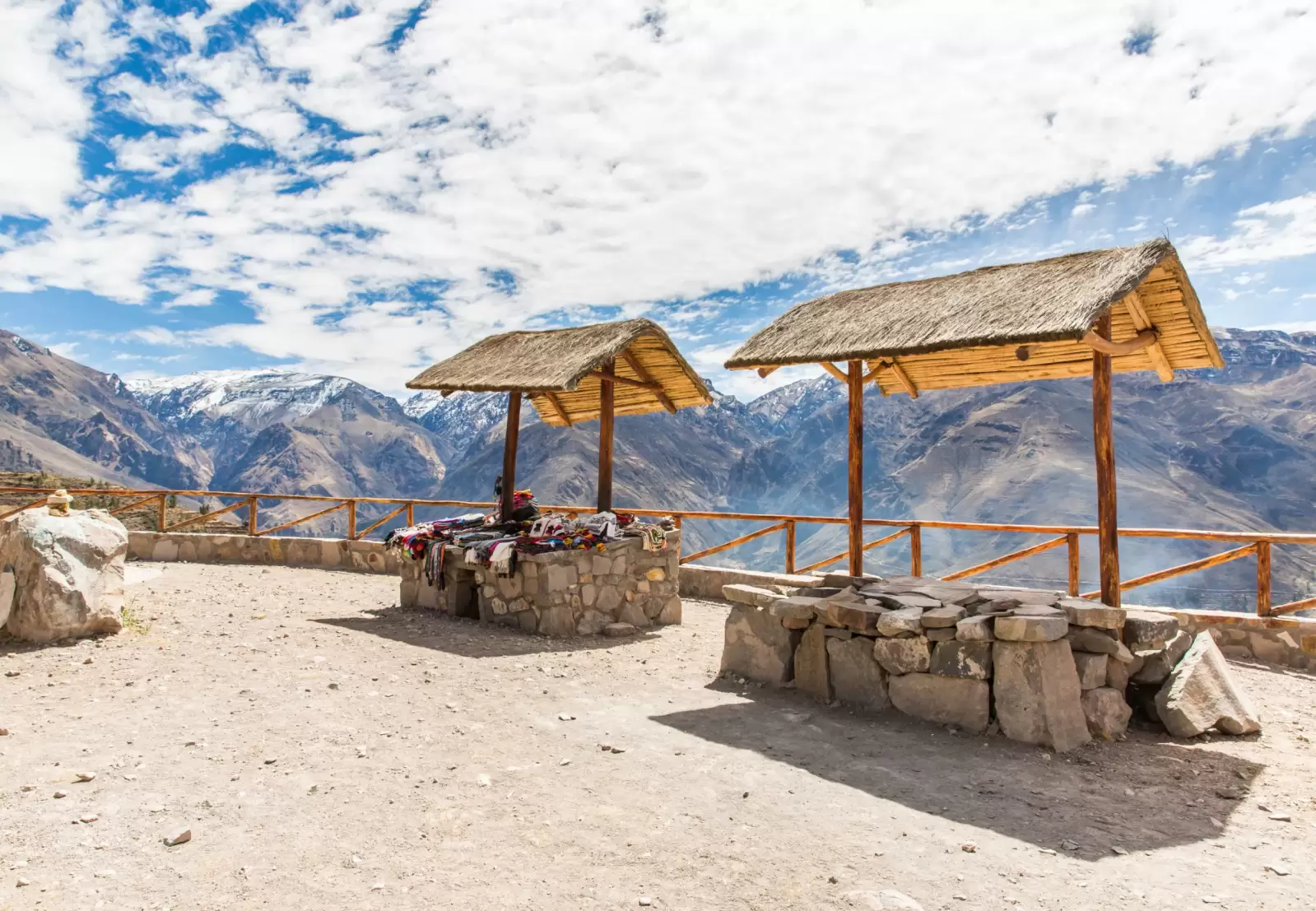 colca canyon peru south america colorful blanket scarf cloth ponchos from wool