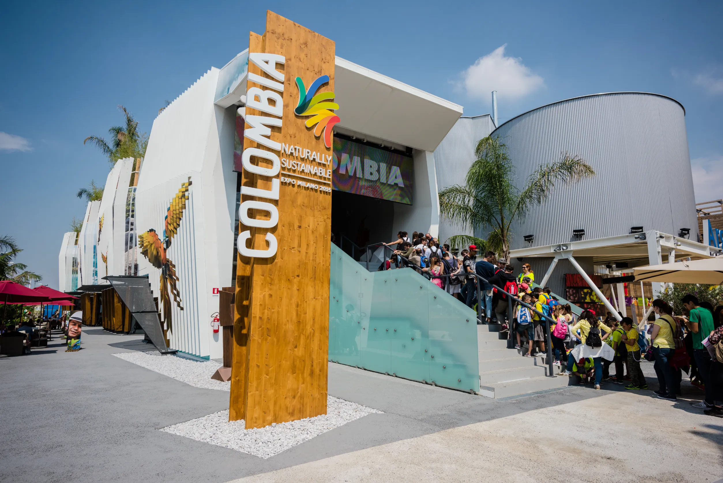 colombia pavillon at expo universal exposition