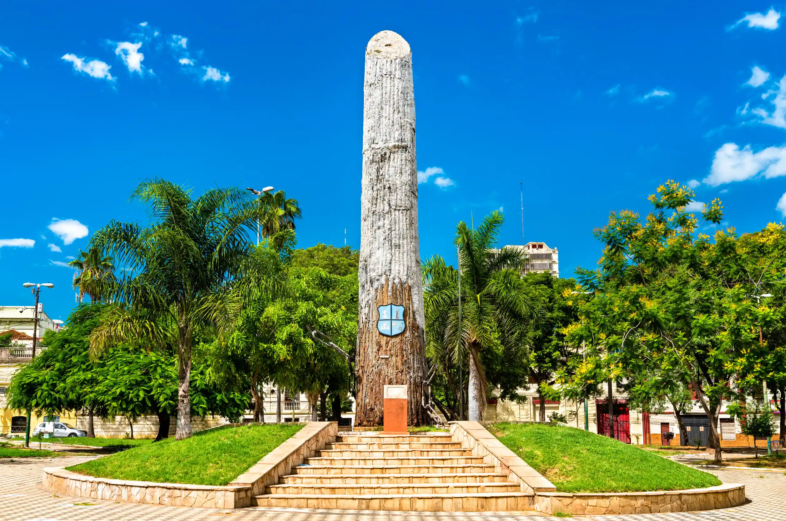 colorful architecture in paraguayan