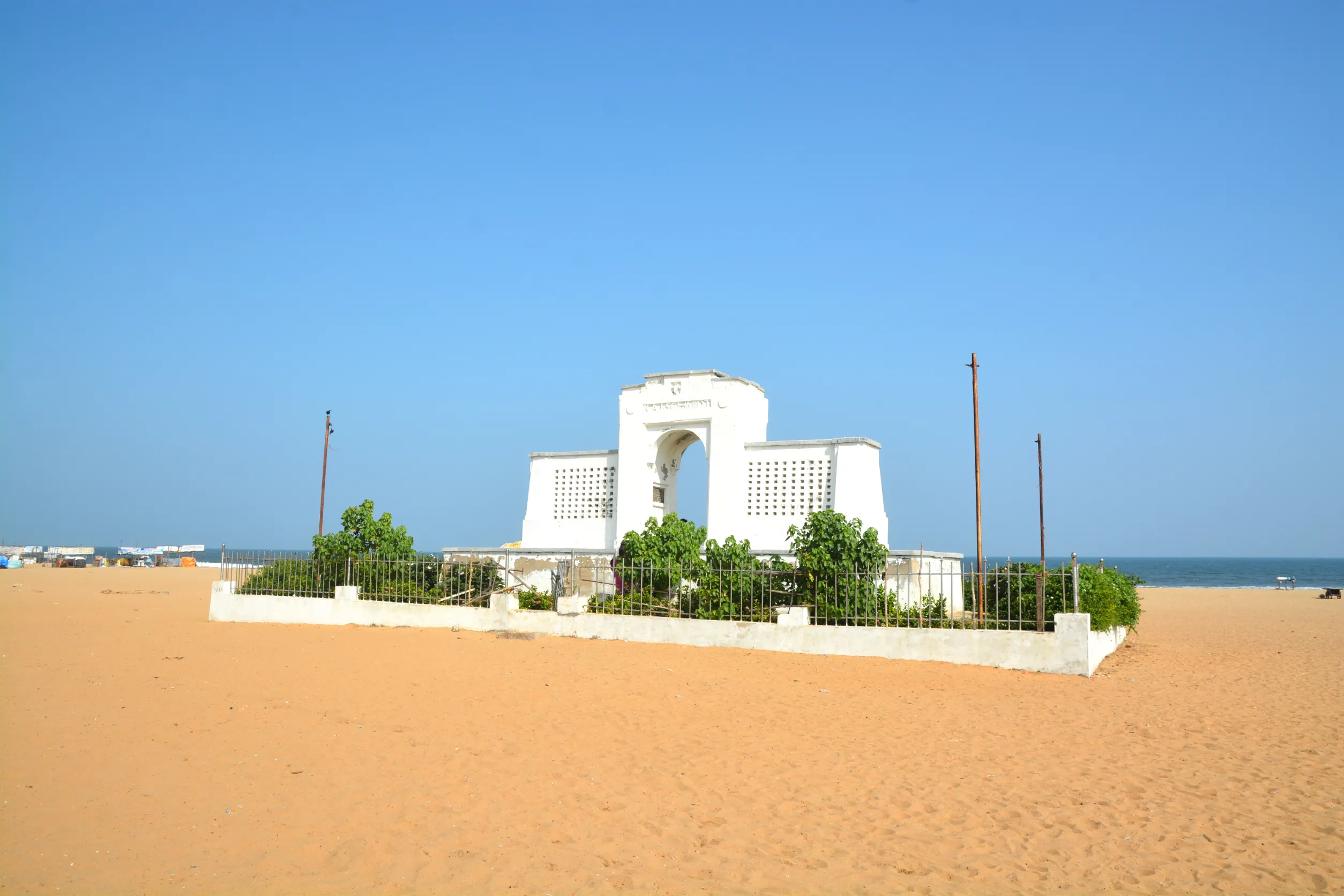 elliot s beach in chennai city india one of the iconic landmark of chennai