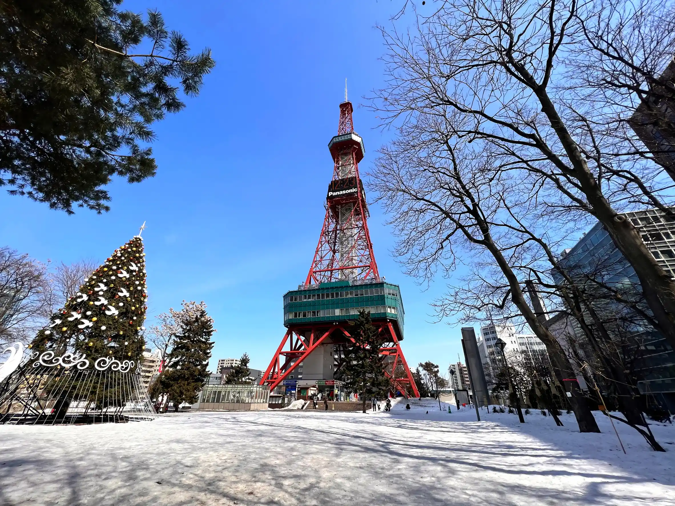 famous tv tower in sapporo japan