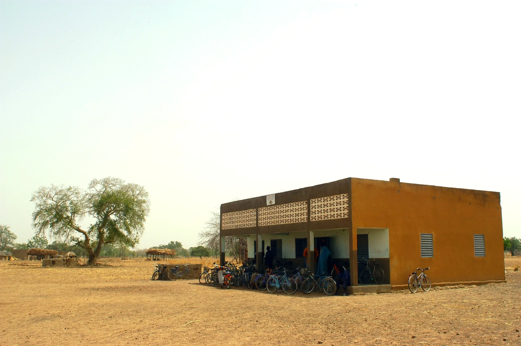 french schoolboys in burkina faso faso in a school of a village