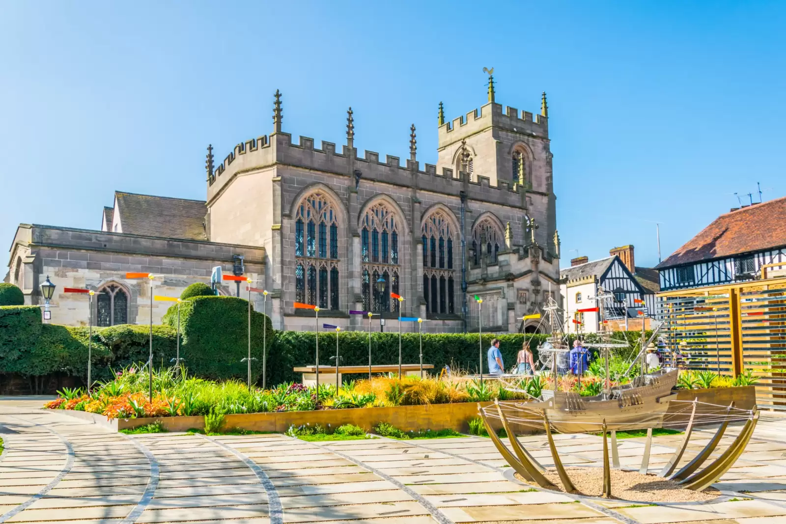 guild chapel in stratford upon avon england