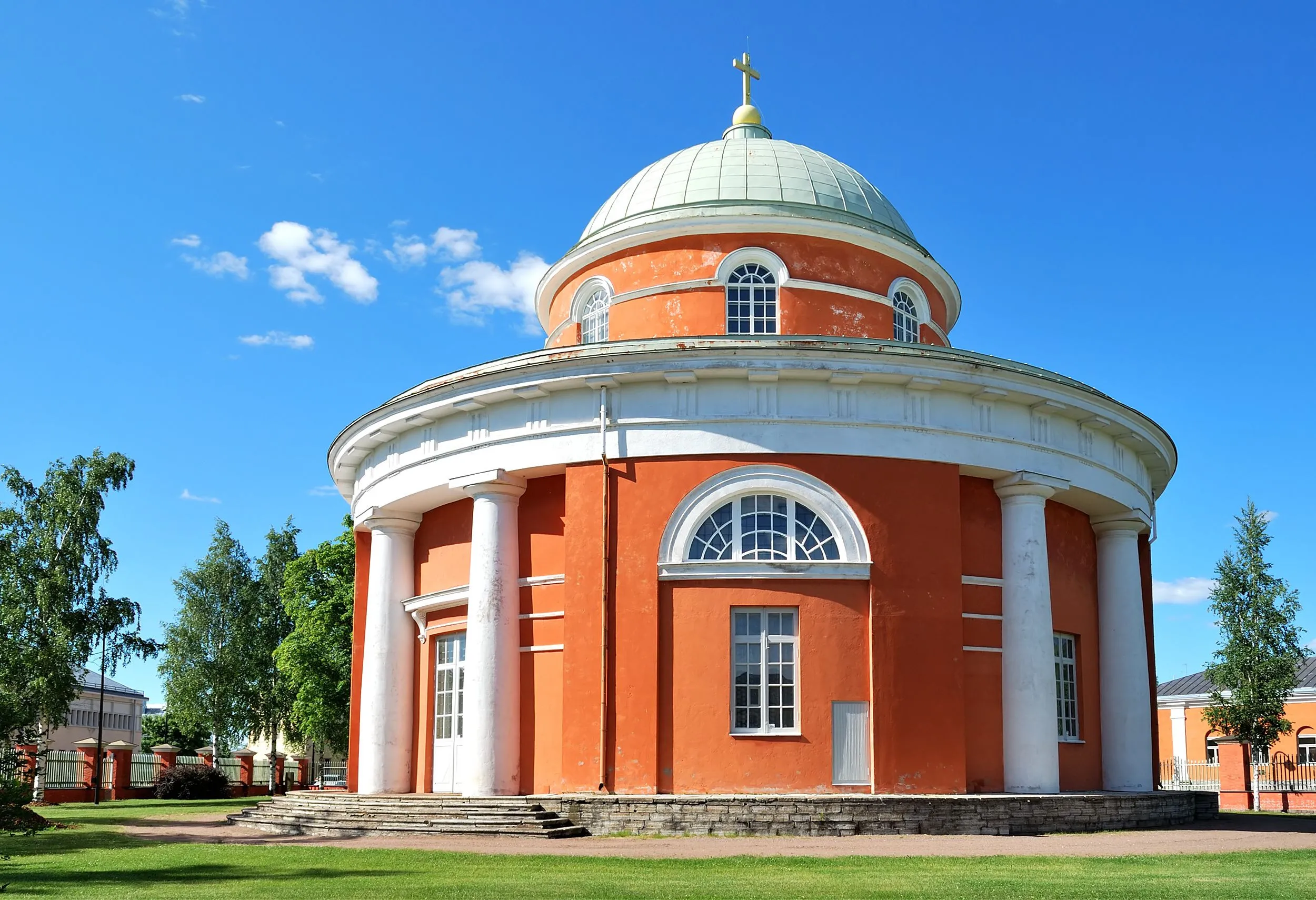 hamina finland the unique round church of st peter and paul
