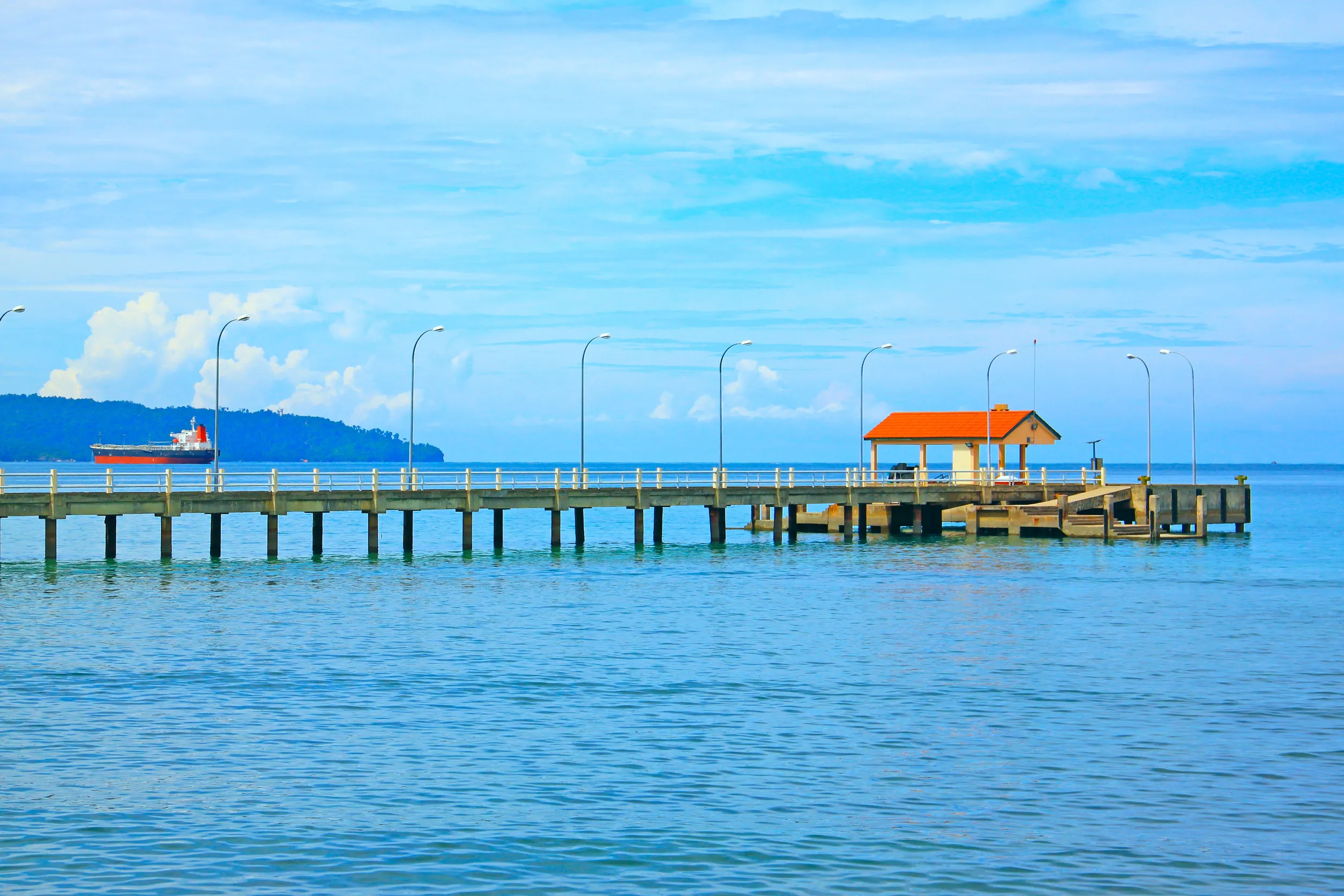 landscape of borneo tropical beach sabah malaysia