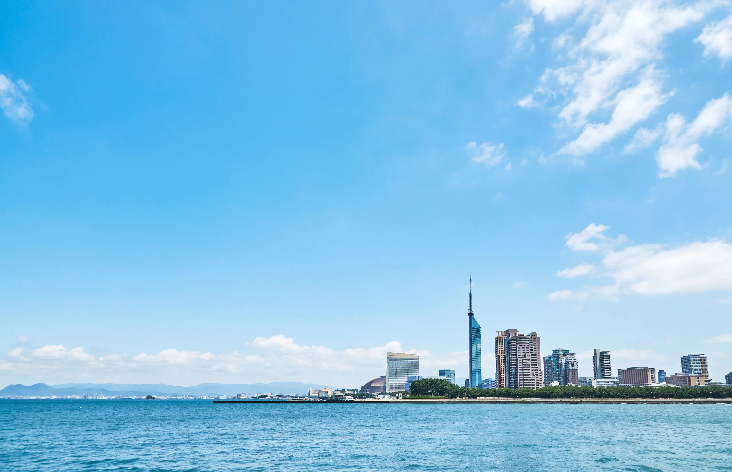 landscape of fukuoka city