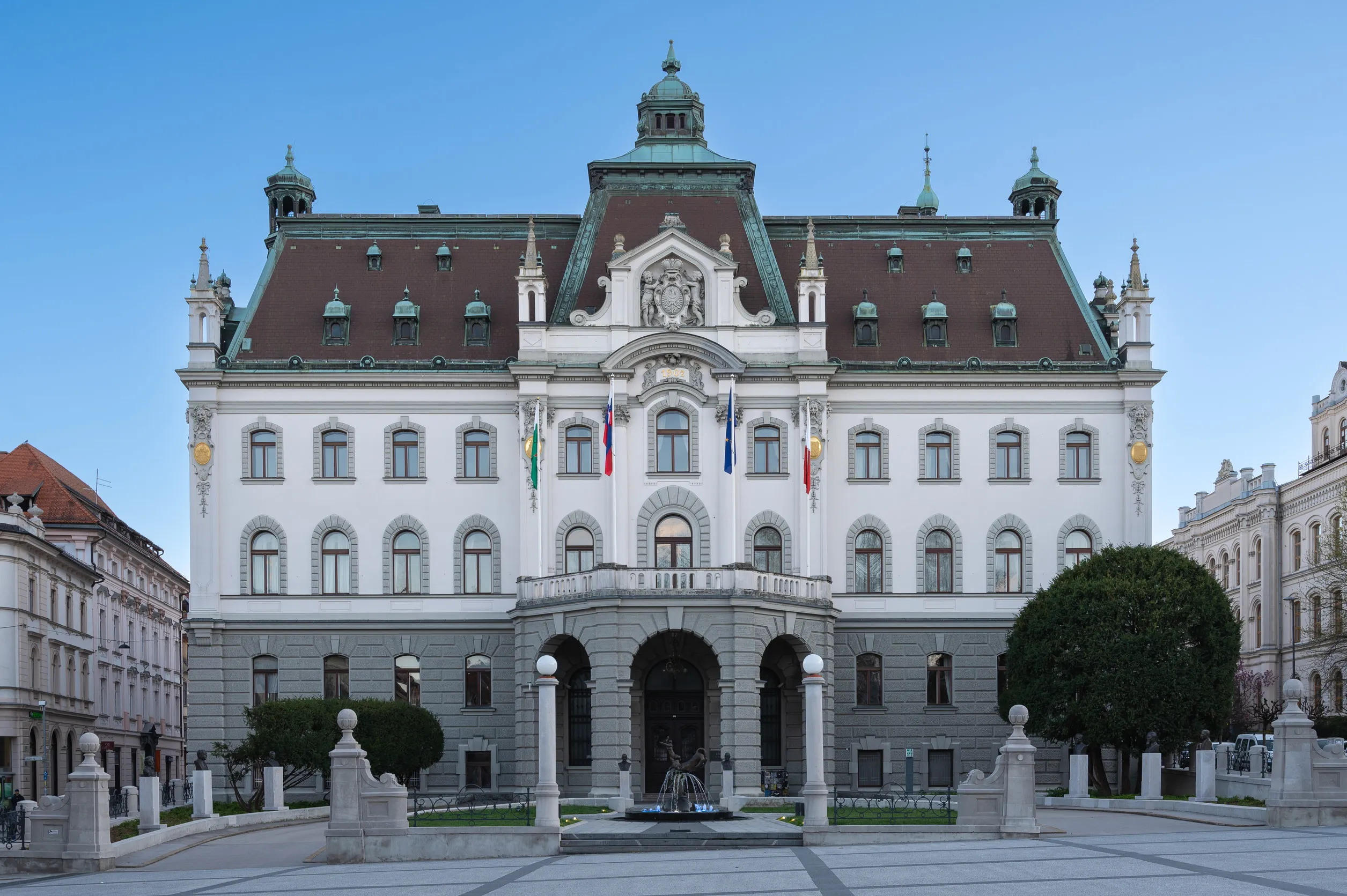 main headquarters building of university of ljubljana slovenia
