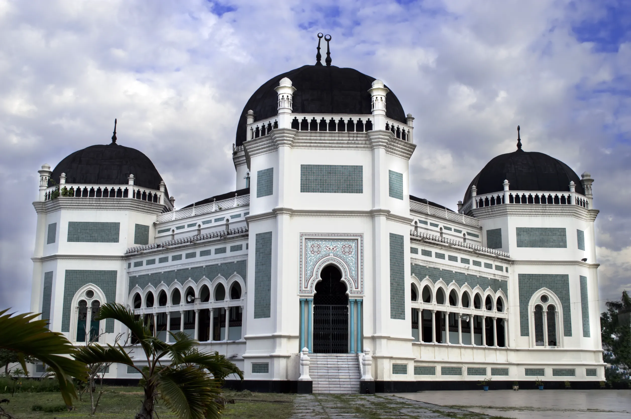 medan great mosque north sumatra indonesia
