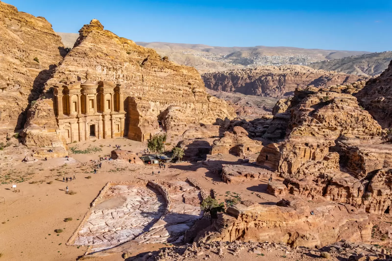 monastery tomb in petra jordan