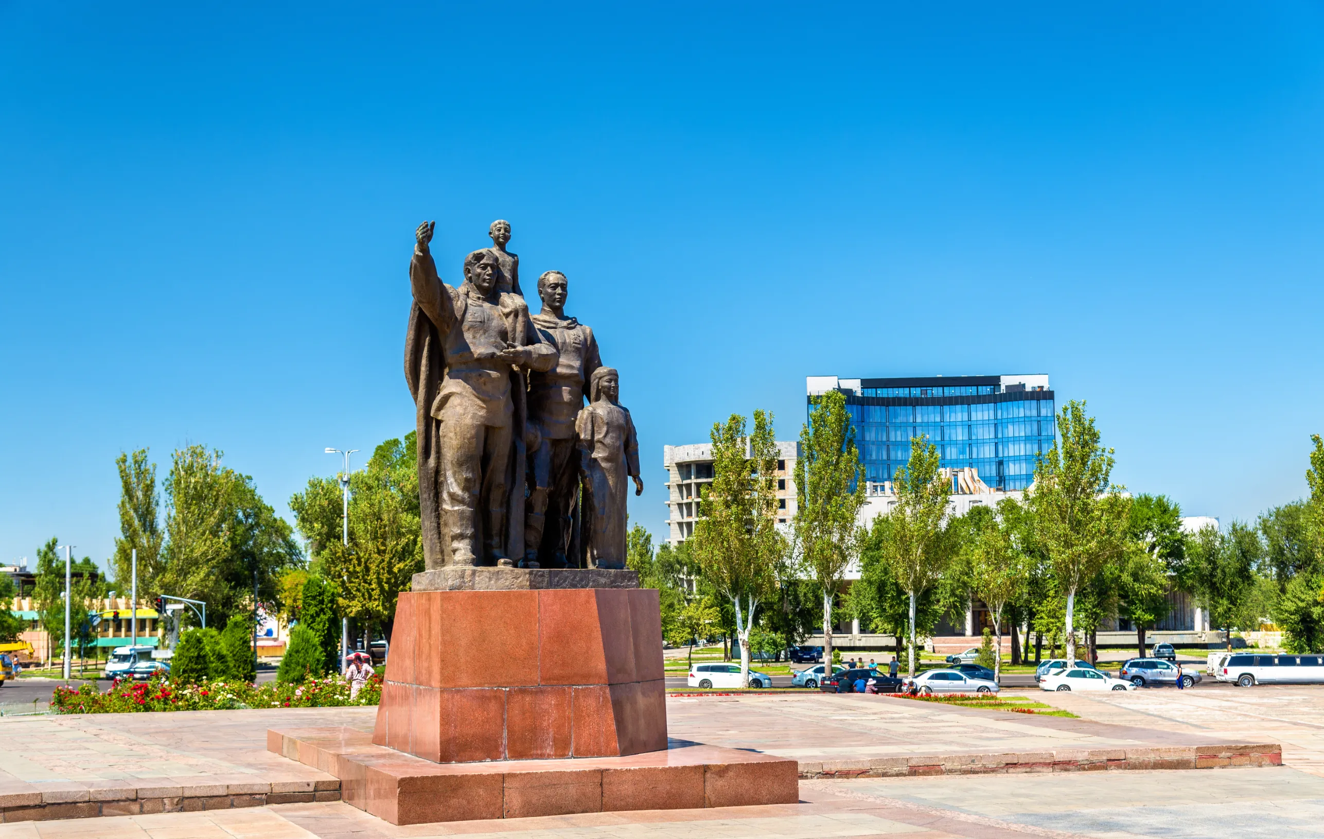 monument of victory in bishkek the capital of kyrgyzstan