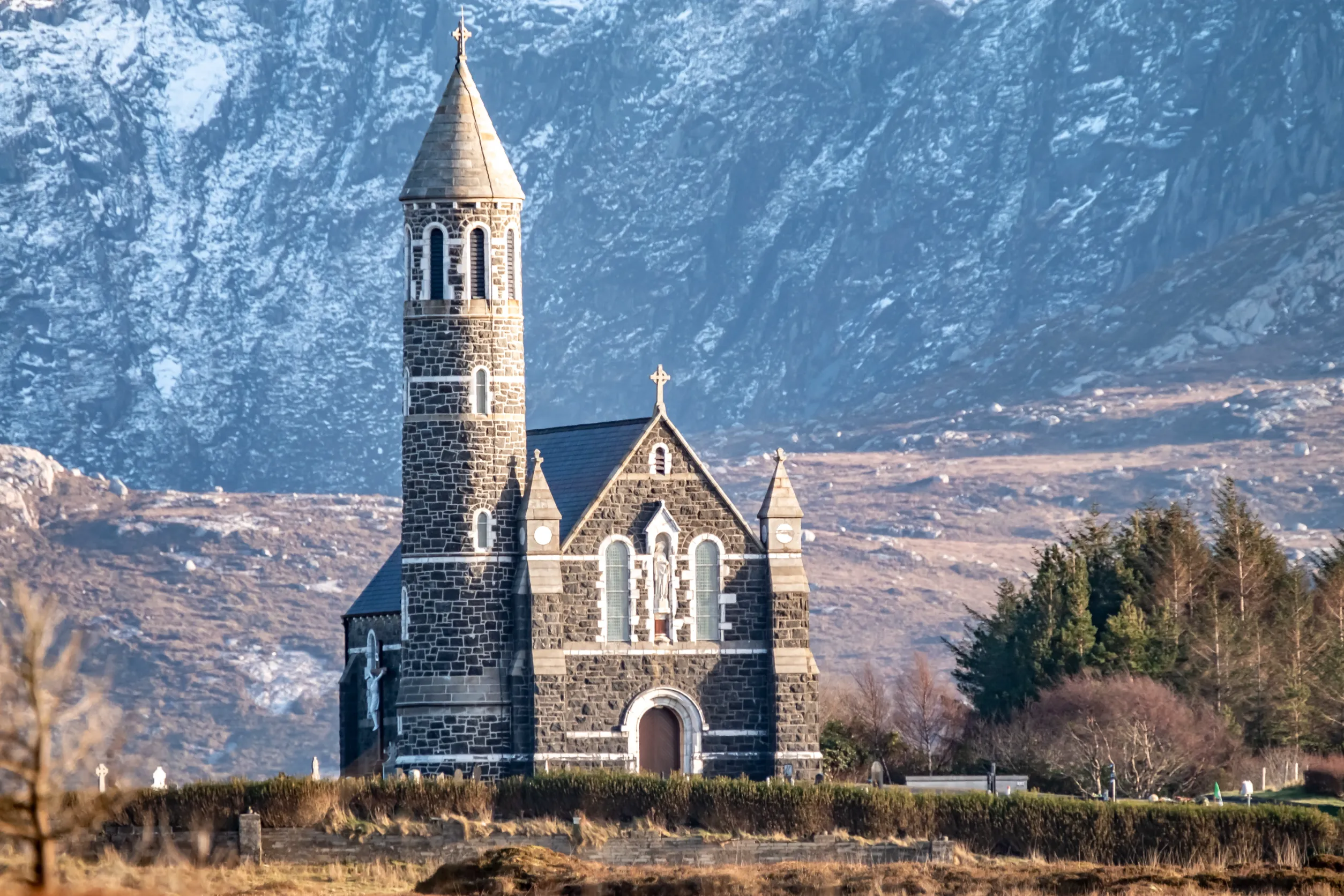 mount errigal in county donegal ireland