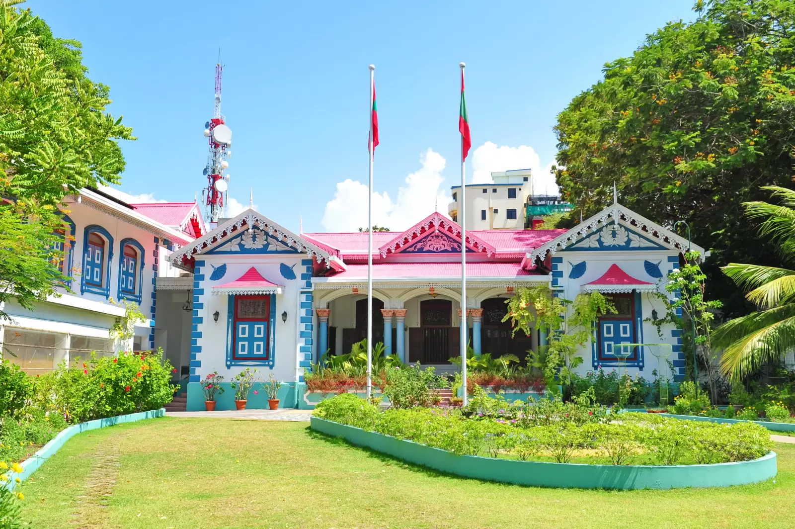 muliaage the official residence of the presidents of the maldives