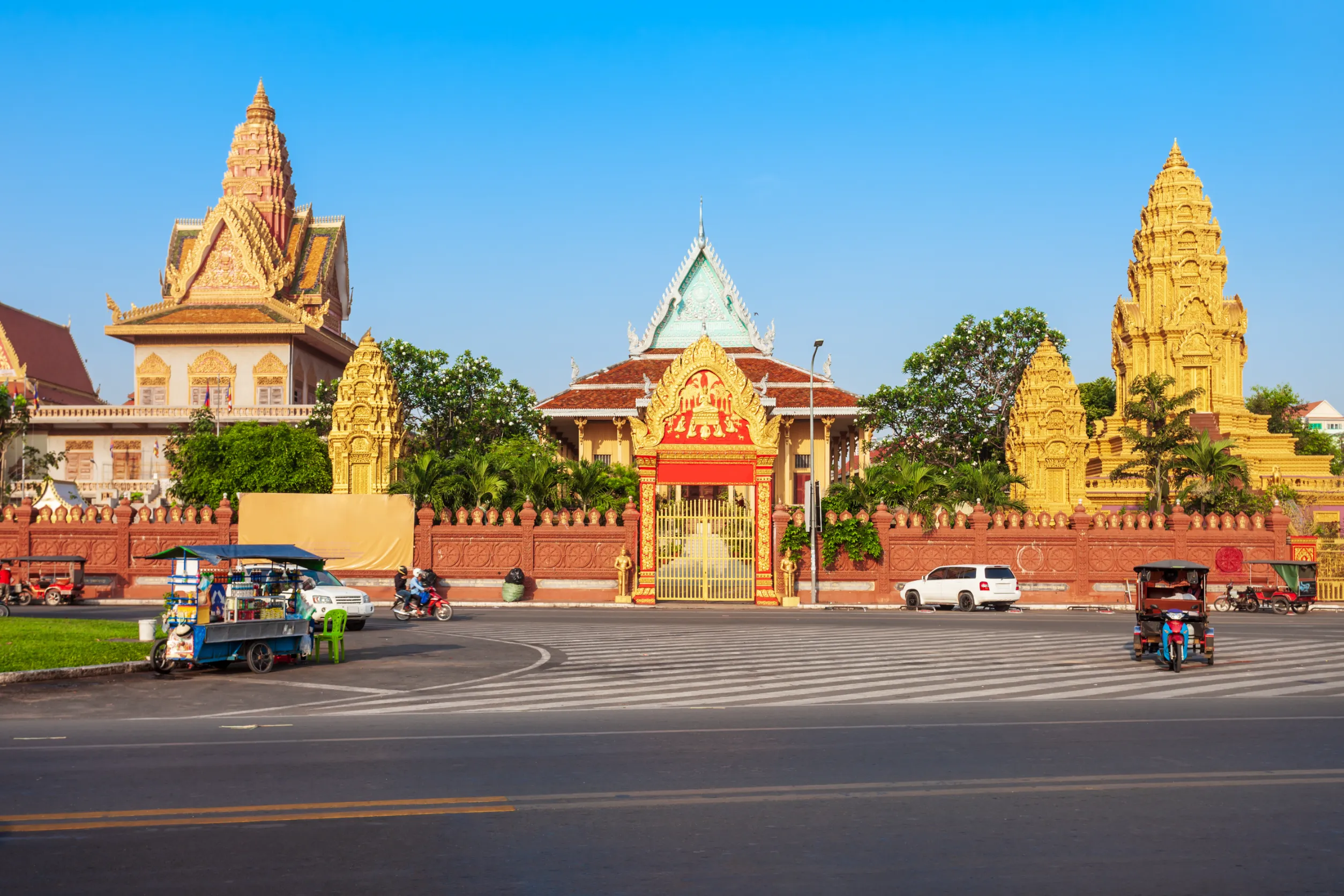near the royal palace in phnom penh