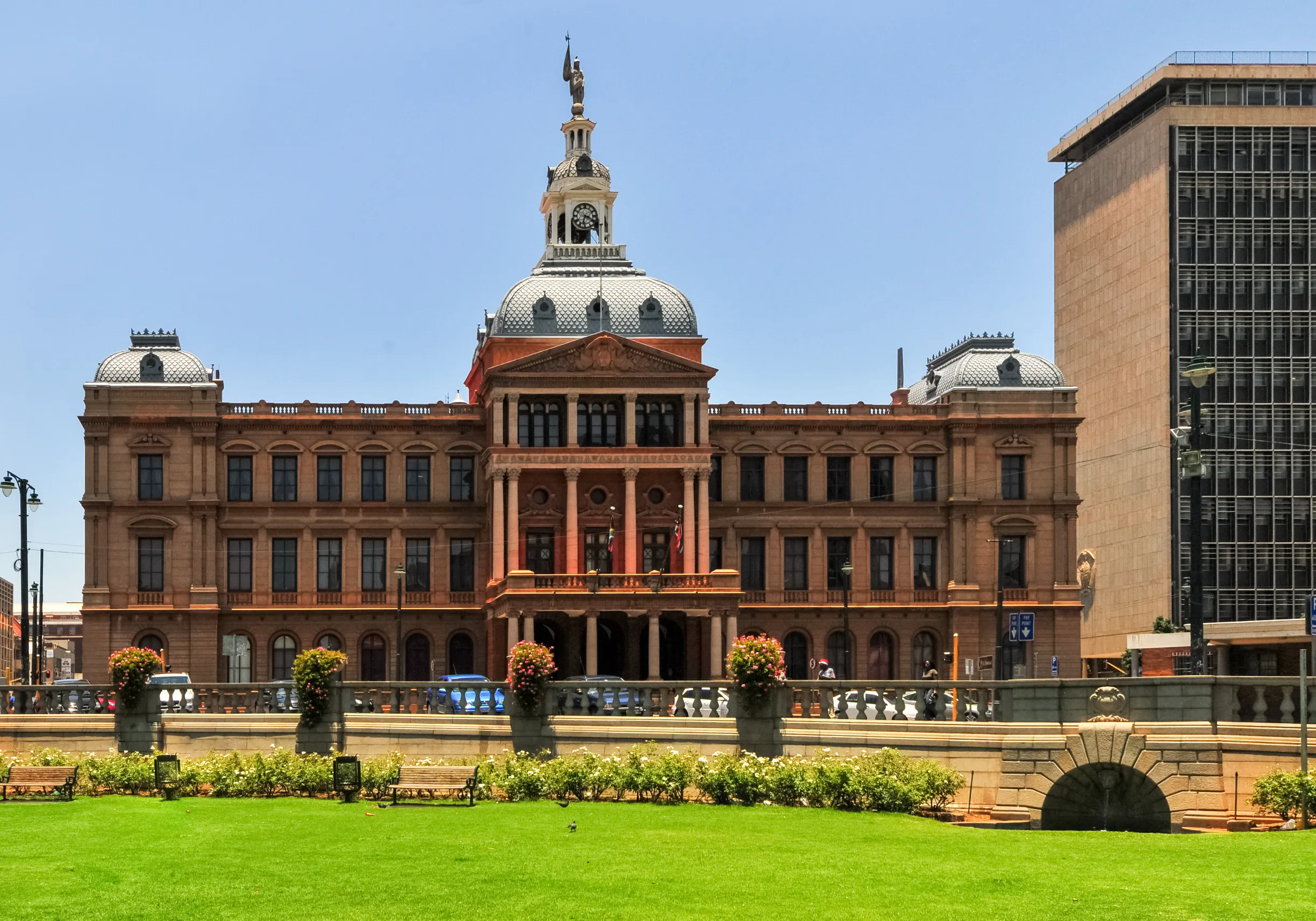 old council hall in church square in the pretoria a square