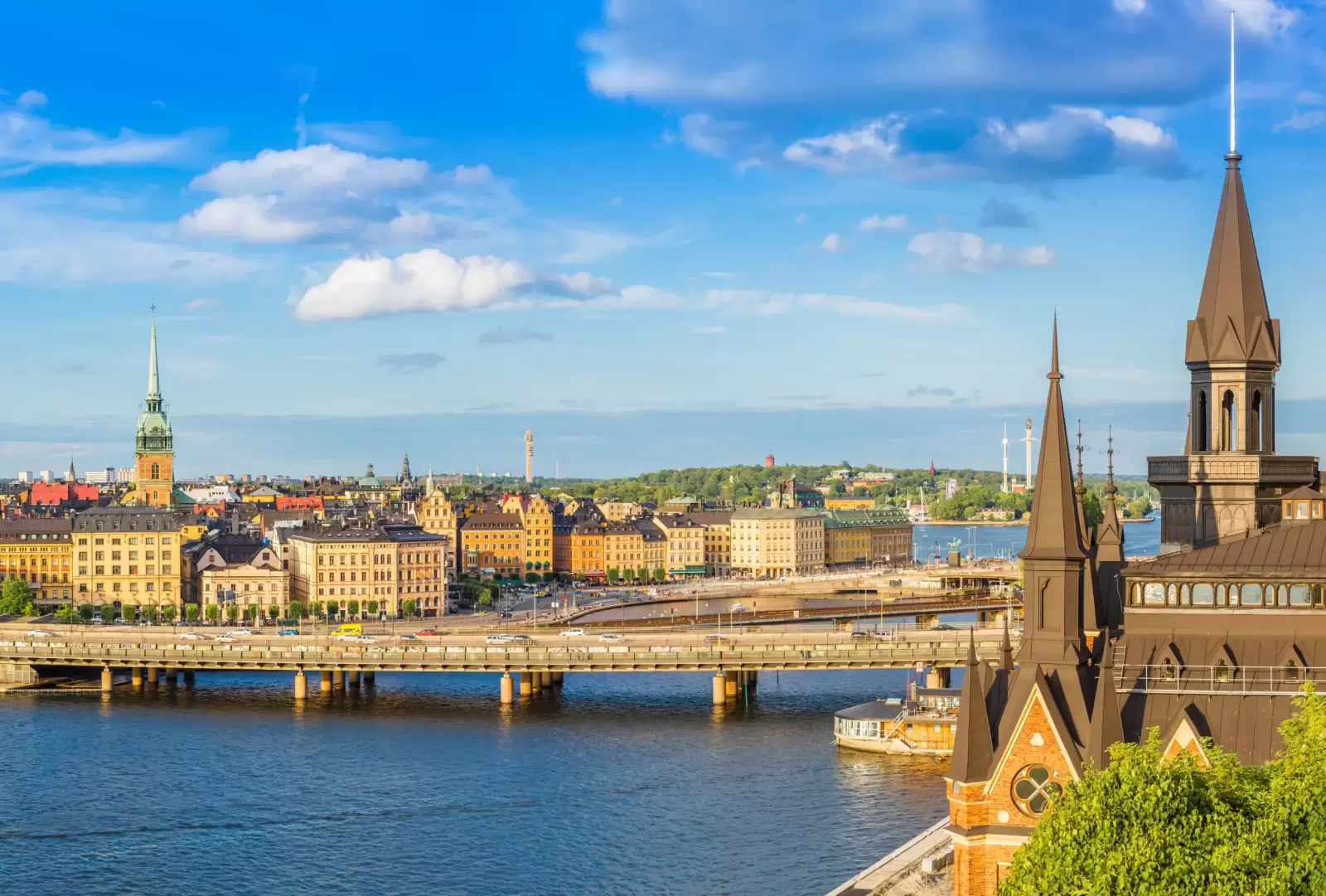 old town gamla stan in stockholm sweden