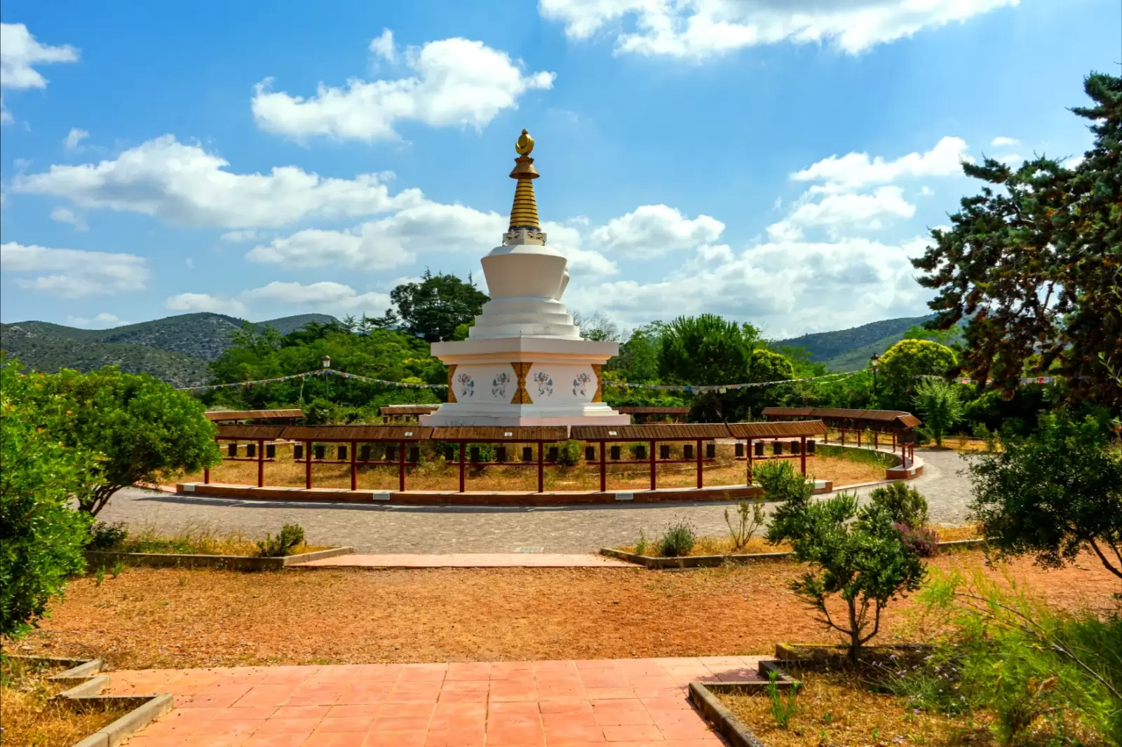 palau novella buddha temple in garraf catalonia
