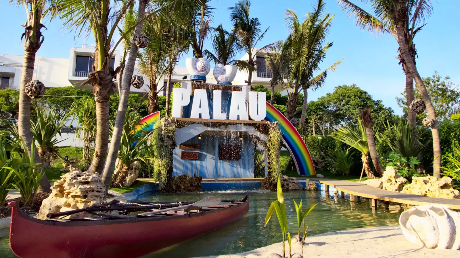 palau theme in taipei international flora exposition
