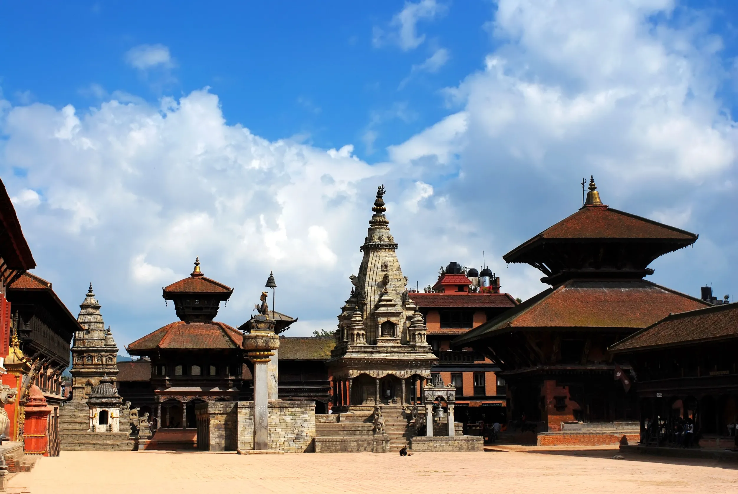 patan durbar square at kathmandu nepal