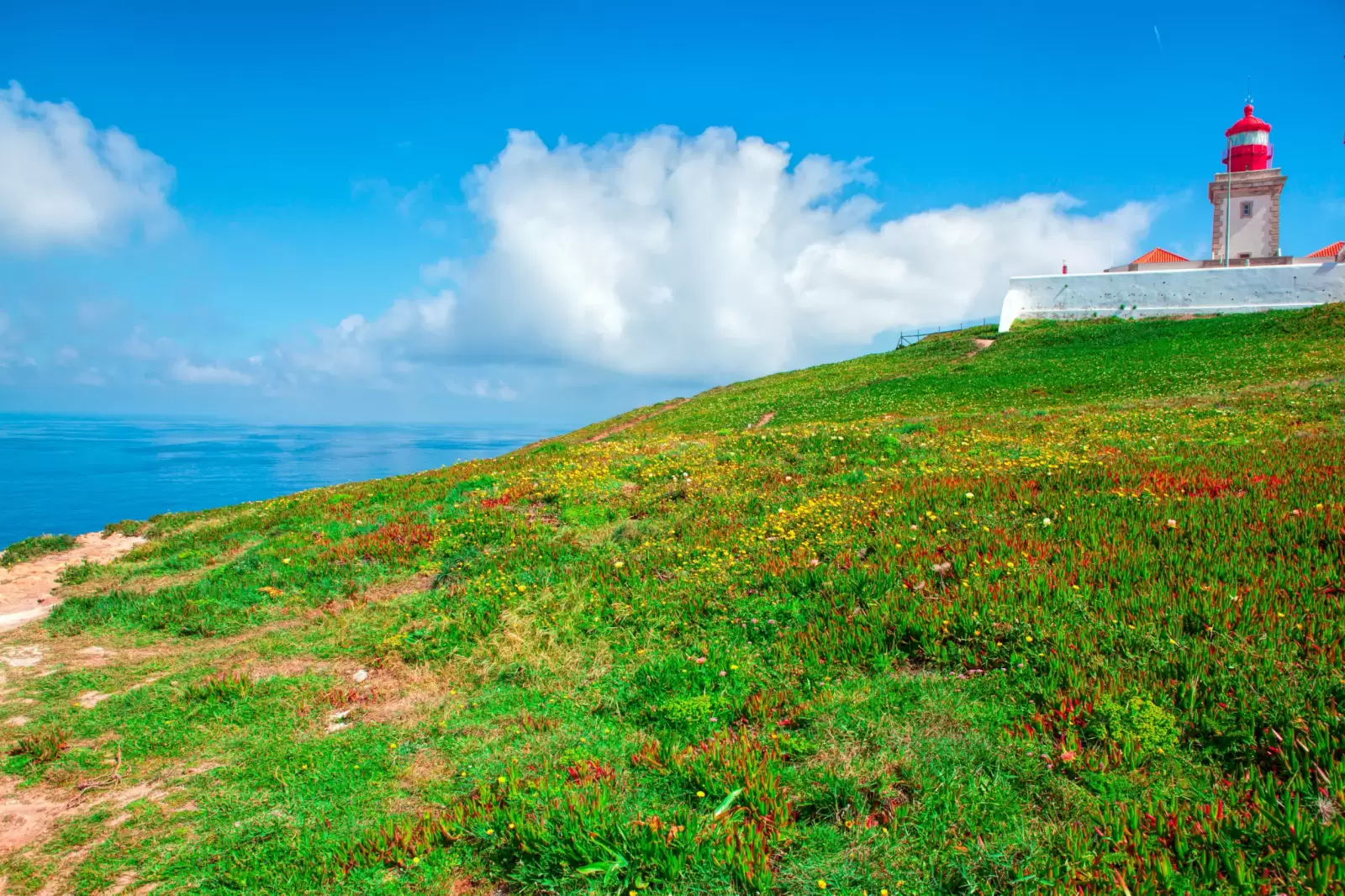 portugal cabo da roca and the lighthouse