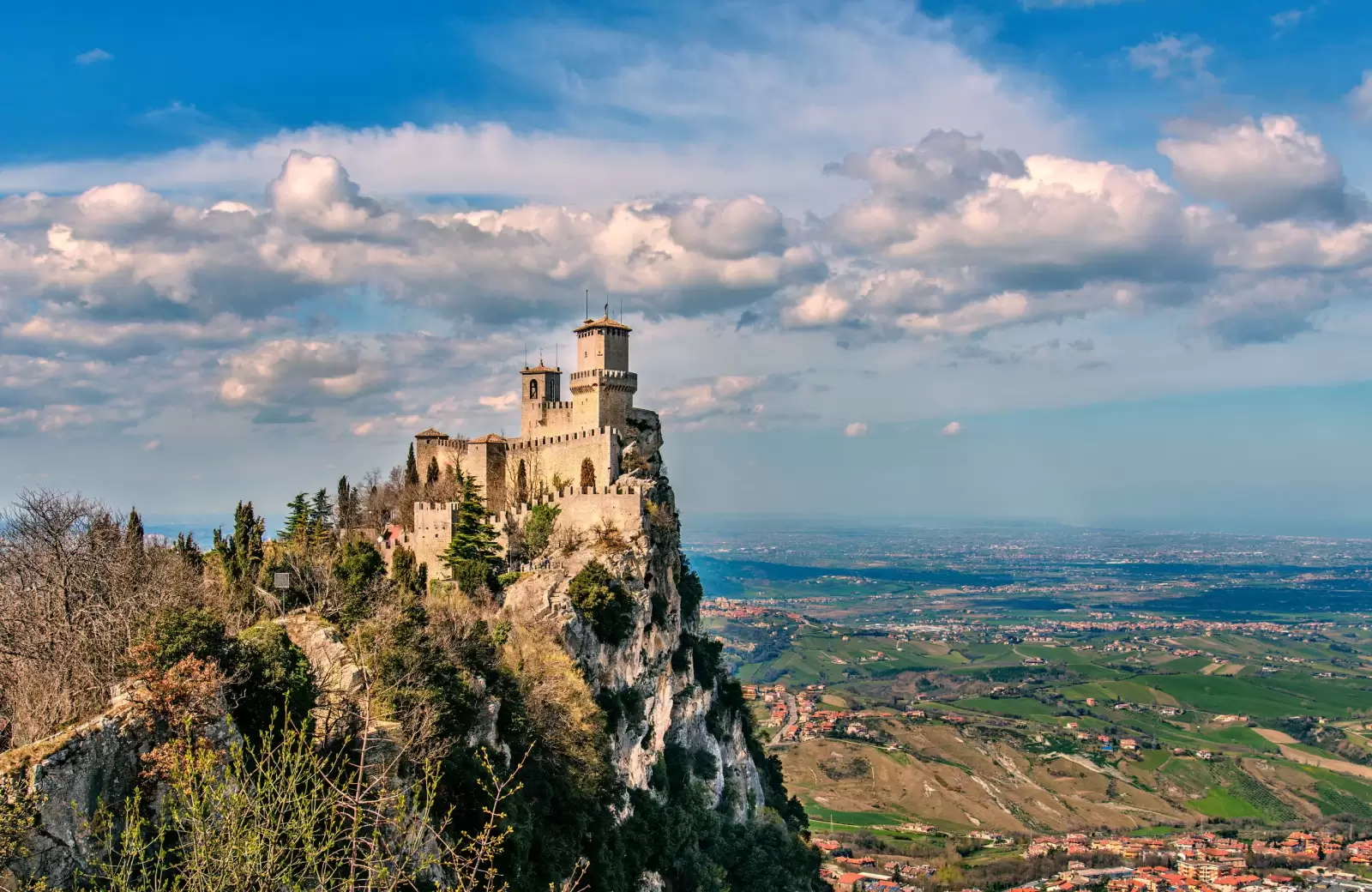 san marino republic italy rocca della guaita medieval castl