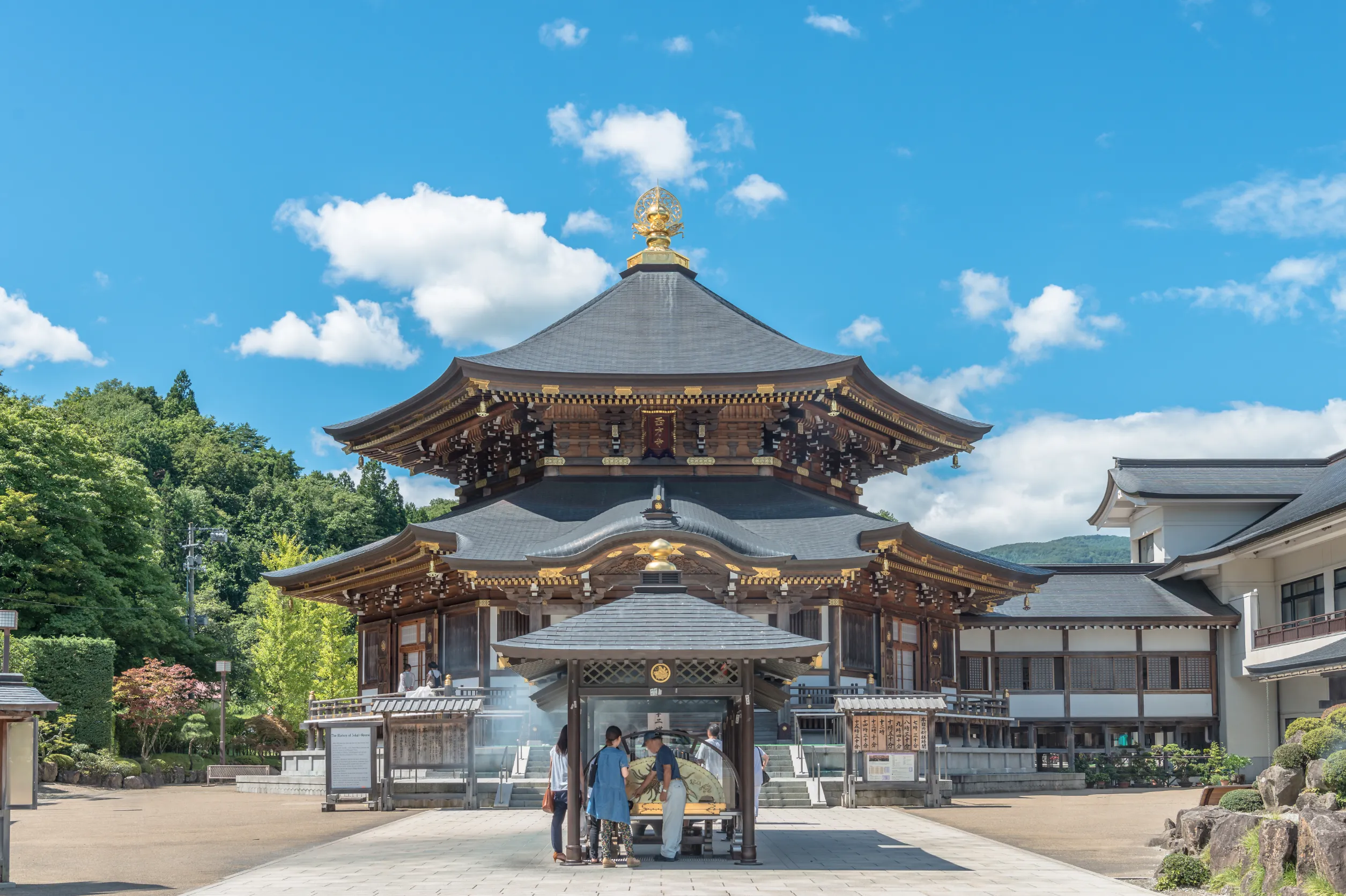 scenery of the jyogisan saihoji temple in sendai