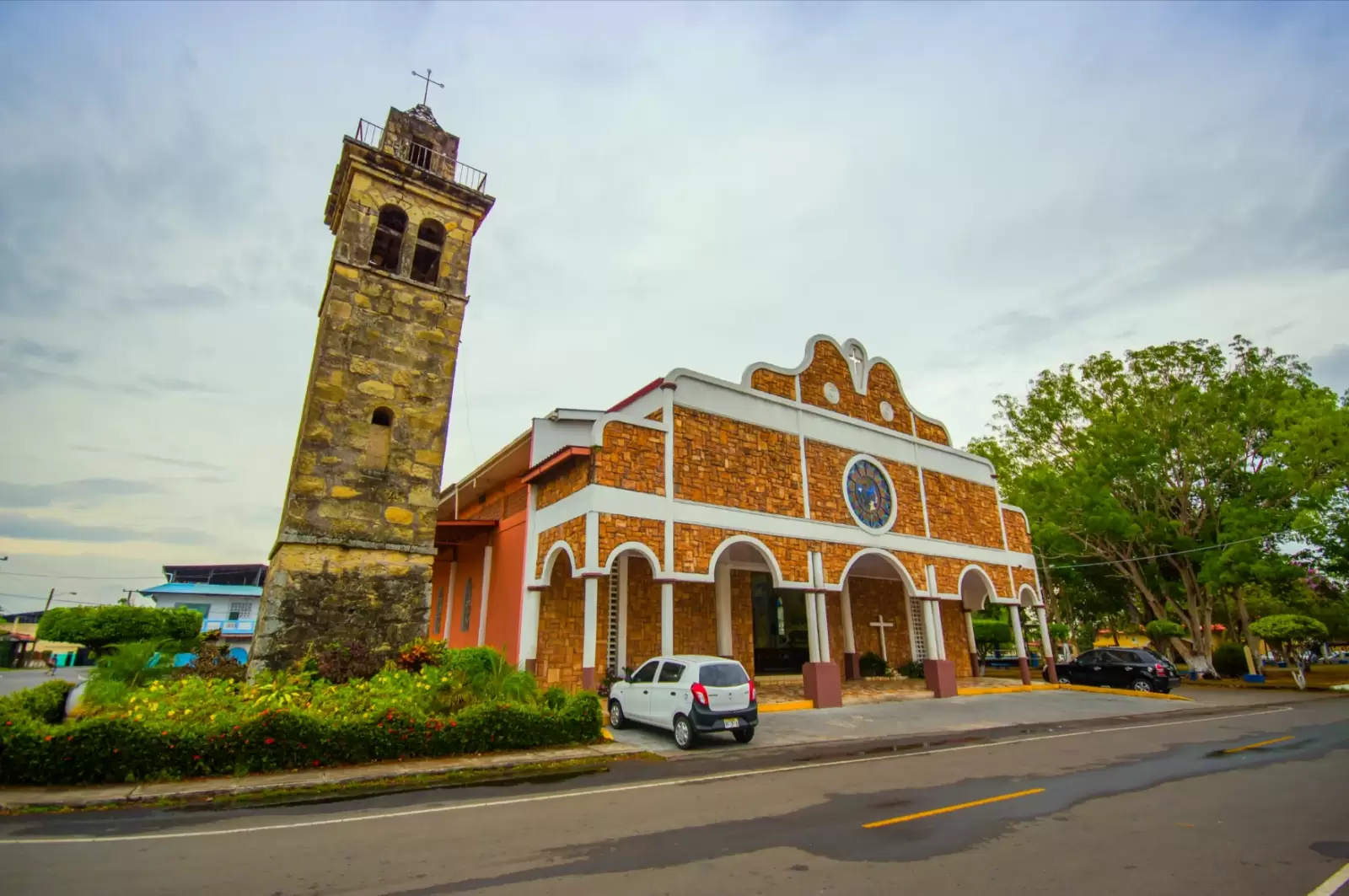 shores of the beach in city of colon