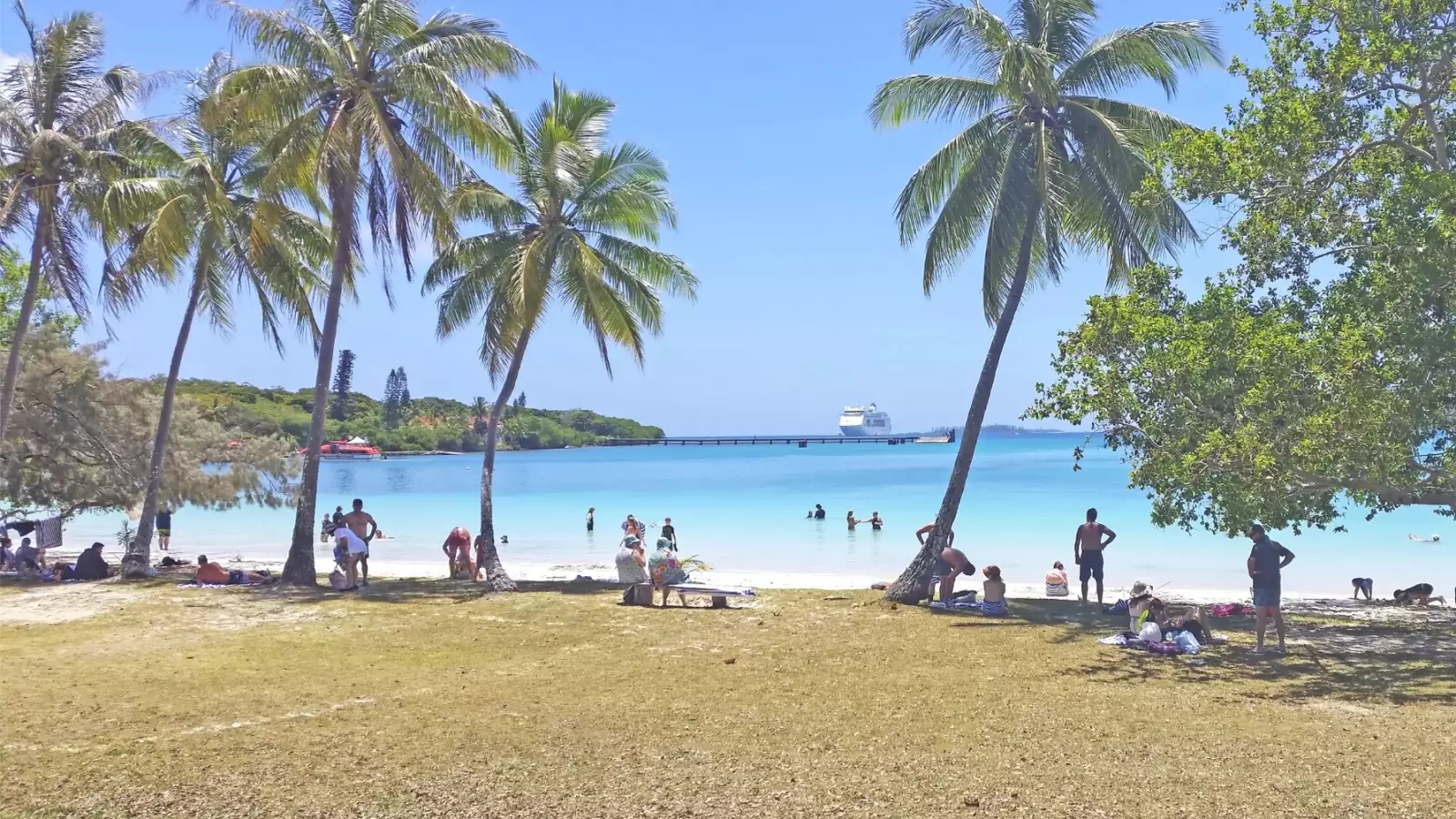 the beautiful beach in noumea new caledonia