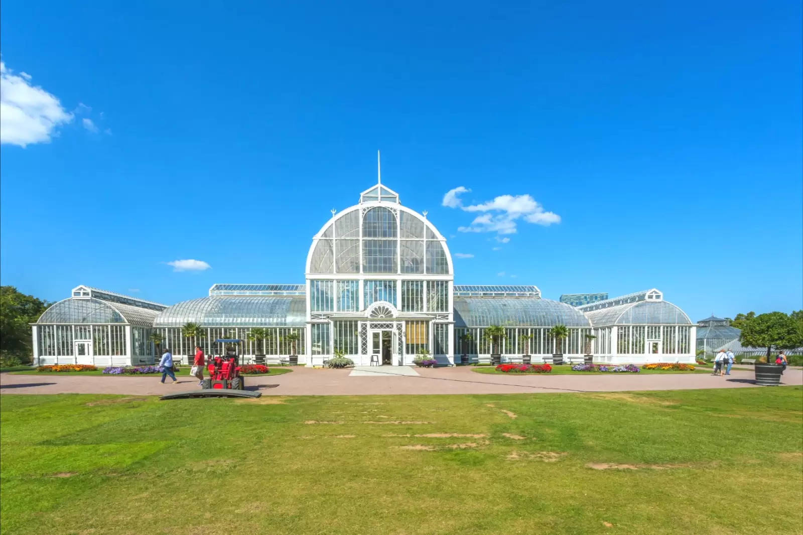the greenhouse of garden society in gothenburg sweden