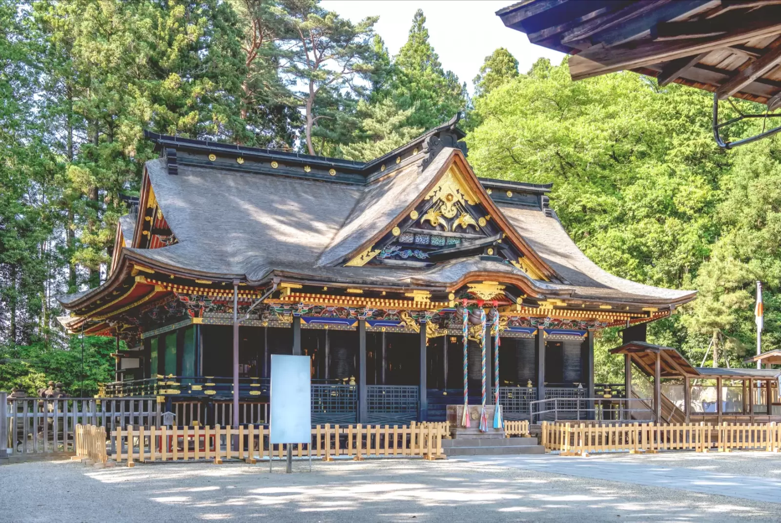 the osaki hachimangu shrine in sendai japan