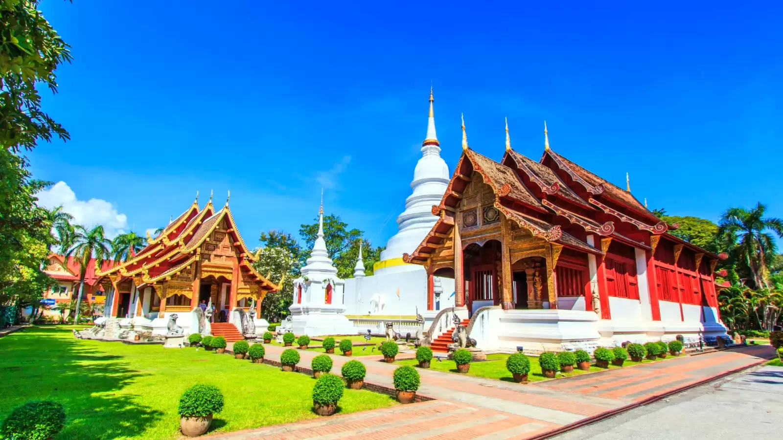 the wat phra sing temple in chiang mai thailand