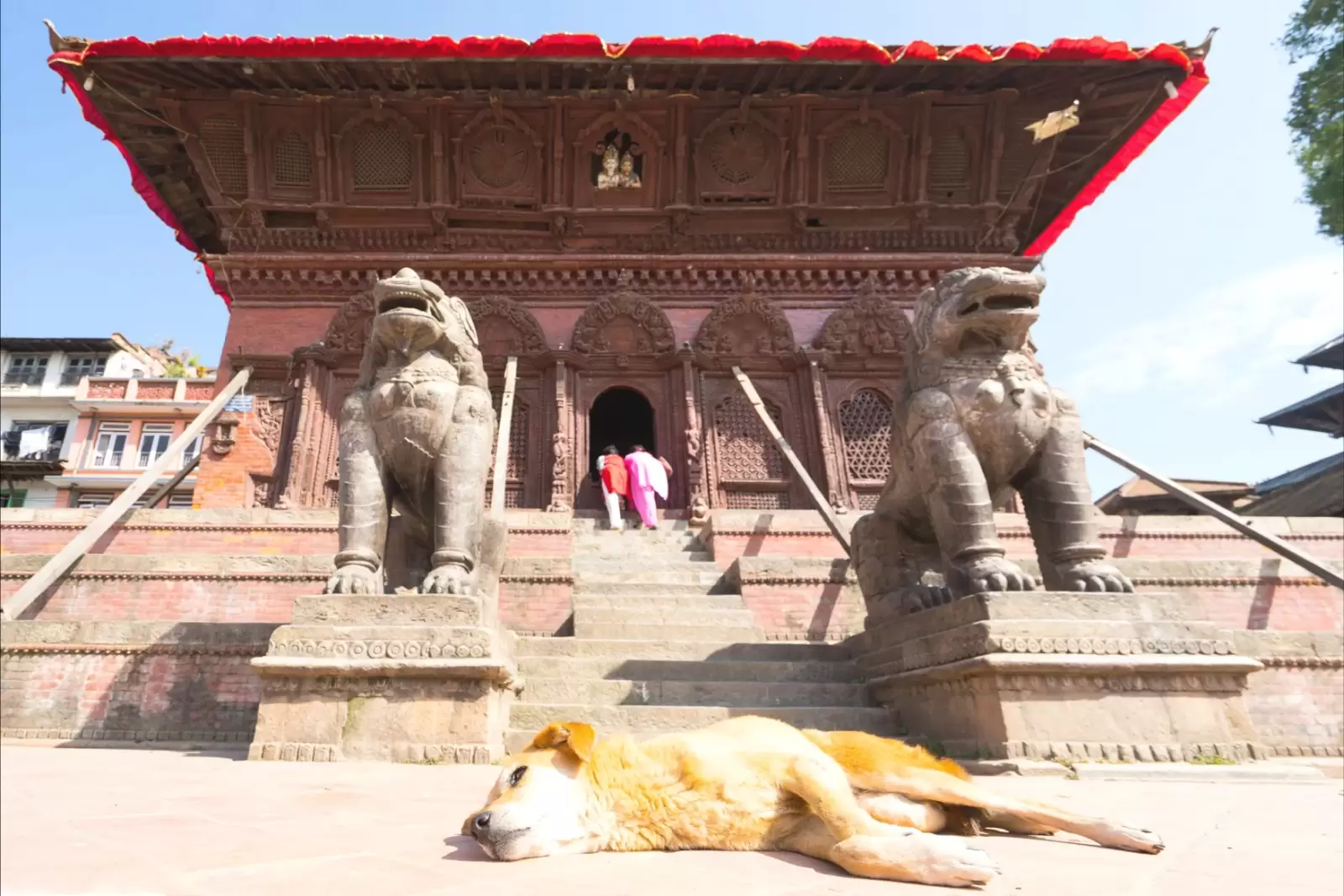 thethe famous durbar square museum in kathmandu nepal