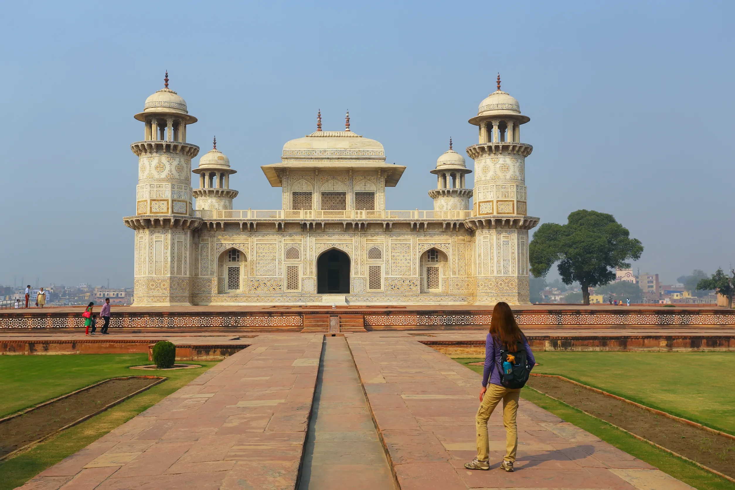 tomb of itimad ud daulah in agra uttar pradesh india