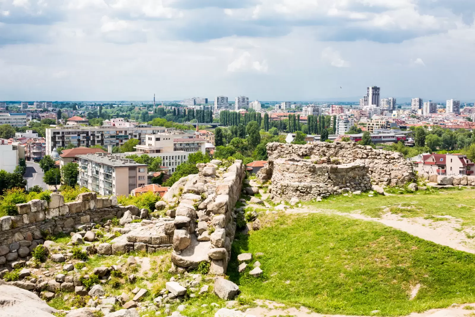 view of plovdiv city bulgaria