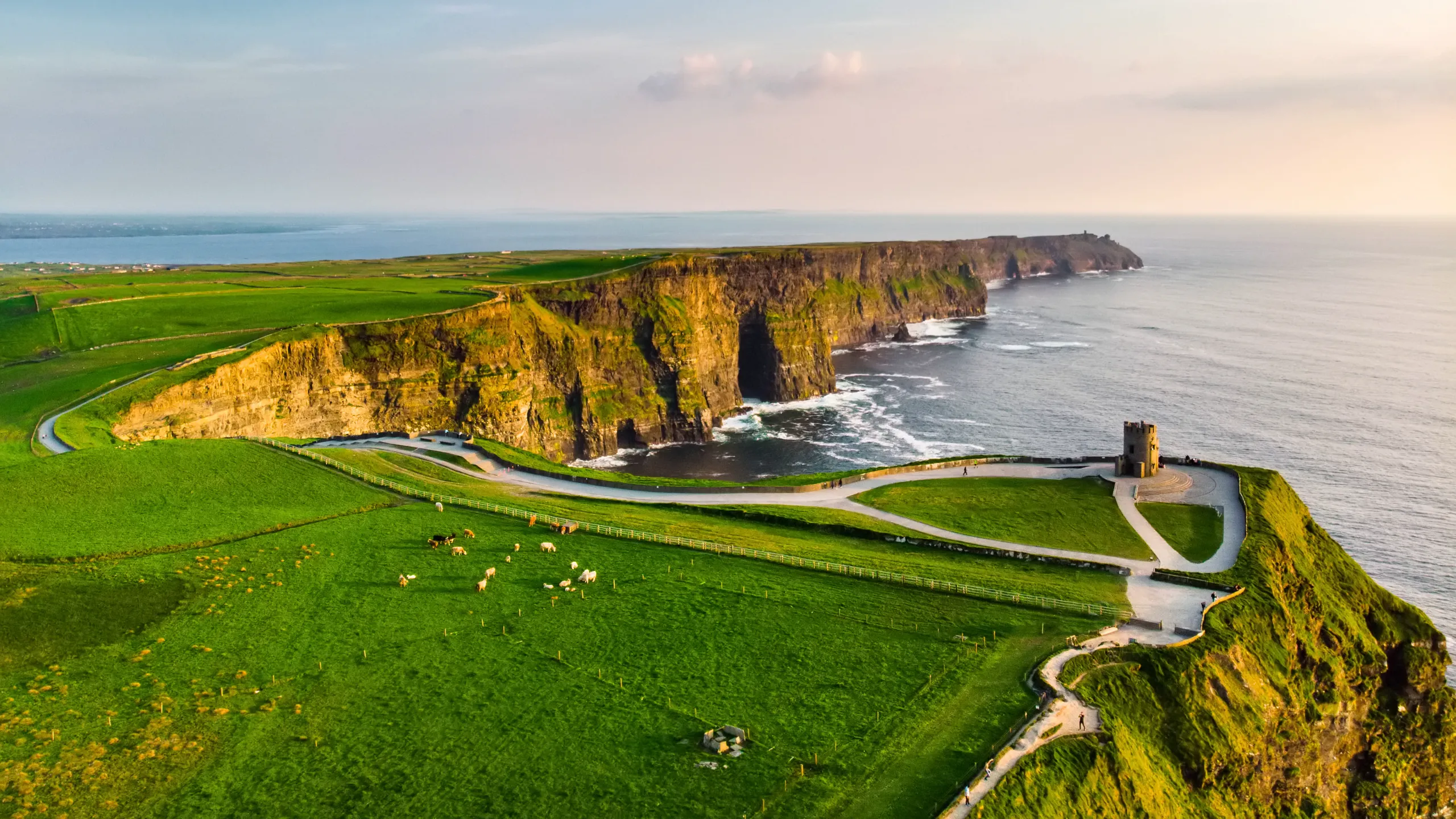 world famous cliffs of moher one of the most popular tourist destinations in ireland