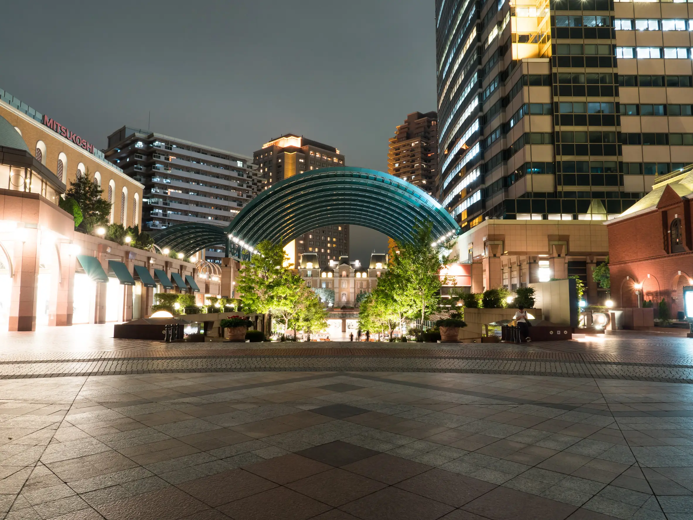 yebisu garden place built on the former site of yebisu beer brewery